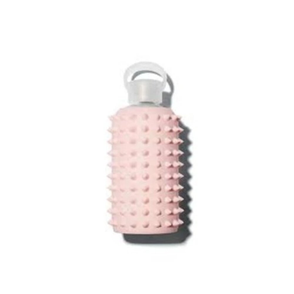 BKR Glass Water Bottle Spiked Pout (Millenial Pink) Little 16oz/500ml